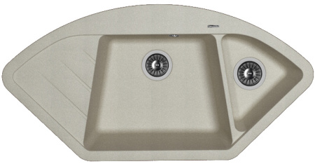 Кухонная мойка ВЕСТА Florentina 20.285.Е1005 грей фото