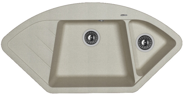 Кухонная мойка ВЕСТА Florentina 20.285.Е1005 грей фото