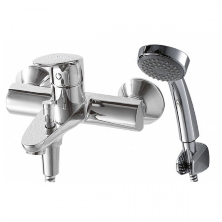 Смеситель для ванны с душем Bravat Drop F64898C-B фото