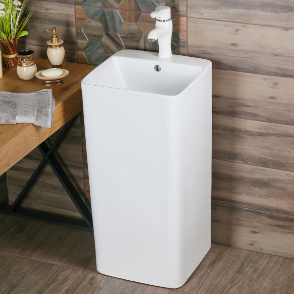 Напольная раковина Melana MLN-B125 42x41 фото