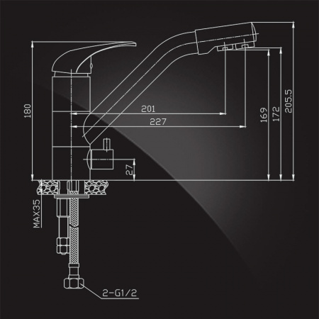 Смеситель для кухни кухни с фильтром для воды Elghansa Kitche Pure Water 5602623-New фото