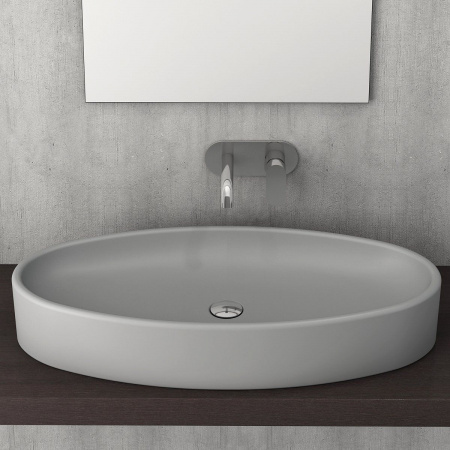 Накладная раковина Bocchi Vessel Lavabo 1014-006-0125 серая фото