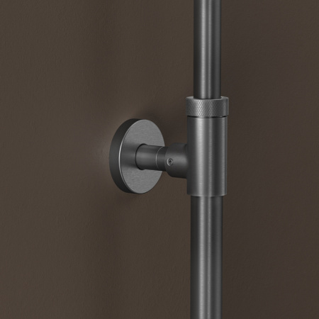Душевая система с термостатом Iddis Duna DUNGMSTi06 графит матовый фото