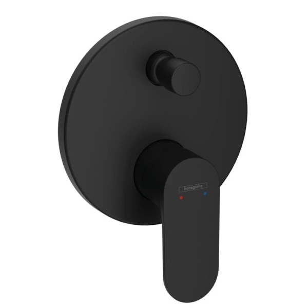 Смеситель для ванны и душа Hansgrohe Rebris S 72466670 черный матовый фото