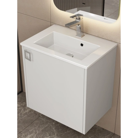 Тумба под раковину Uperwood Aurora TAurora50wm белая матовая фото