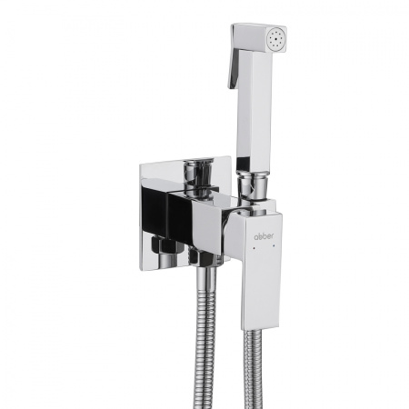 Гигиенический душ со смесителем Abber  Daheim AF8226 хром фото