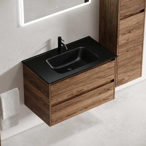 Тумба под раковину Sancos Libra LB80ECH дуб чарльстон фото