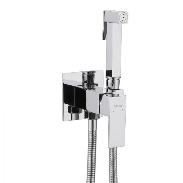 Гигиенический душ со смесителем Abber  Daheim AF8226 хром фото