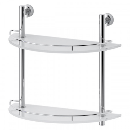 Полка полукруглая с ограничителем двойная FBS Nostalgy NOS 081 40 см фото