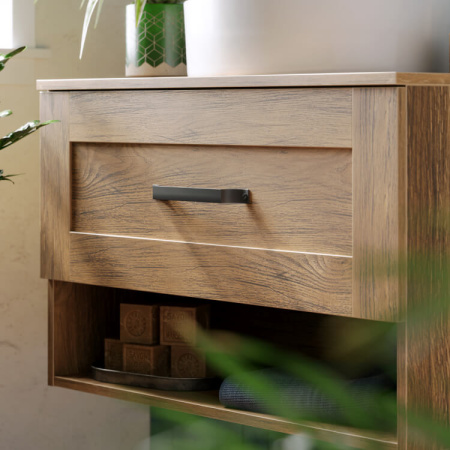 Тумба под раковину Aqwella Craft 60 CRF0106DB дуб балтийский фото