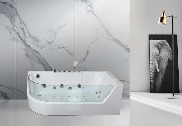 Акриловая гидромассажная ванна (джакузи) Cerutti SPA C-403R 170x80 фото