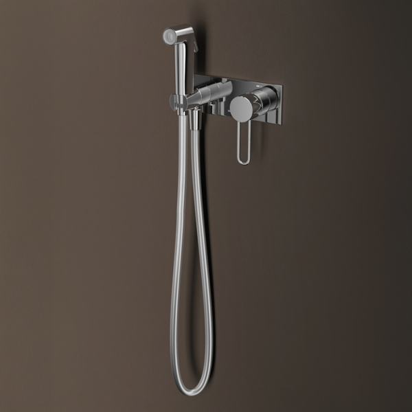 Гигиенический душ со смесителем Iddis Duna DUNSBV0i08 хром фото