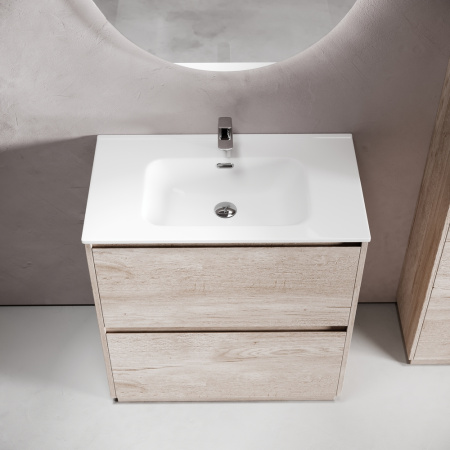 Тумба под раковину Sancos Libra Floor LB80FEG дуб галифакс натуральный фото