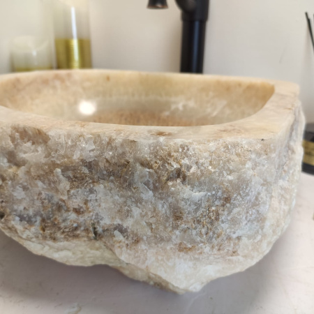 Накладная раковина из оникса Erozy BL EO-00665 (43*40*15см) фото