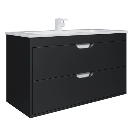 Тумба под раковину Uperwood Modul 100 2930205155 черная фото