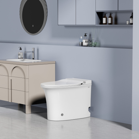 Унитаз приставнойсо с импульсным смывом Abber Bequem AC1125P фото
