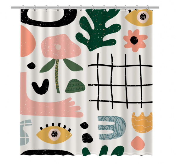 Текстильная шторка для ванны Fixsen Design Summer FX-2506 фото