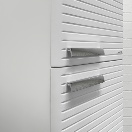 Шкаф-пенал Comfortу Танжер-35 00-00019362 белый матовый фото