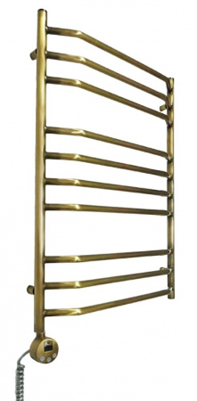 Полотенцесушитель электрический Domoterm Лаура П10 (500х800) (бронза) левый фото