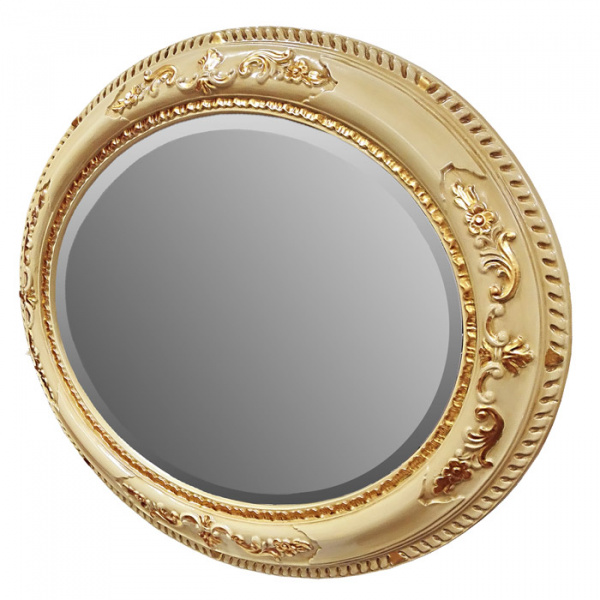 Зеркало Tiffany World TW03529avorio/oro 81х101 фото