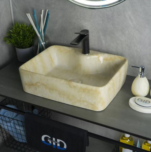 Накладная раковина GID MNC606 48х37 фото