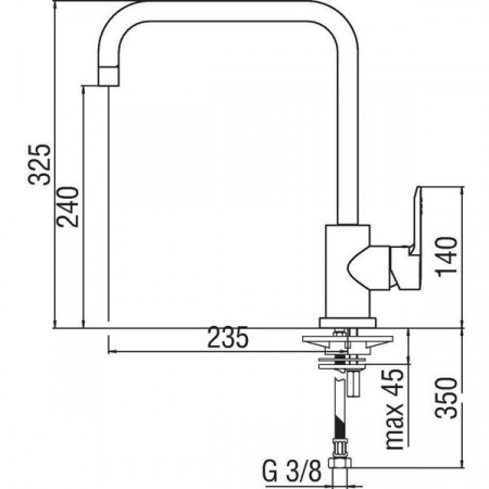 Смеситель для кухни Nobili New Road (RD00134CR) фото
