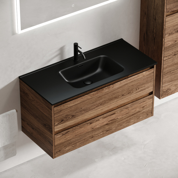 Тумба под раковину Sancos Libra LB100ECH дуб чарльстон фото