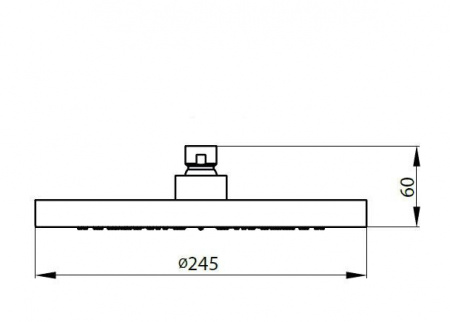 Верхний тропический душ Cezares Articoli Vari CZR-SP1-01 фото