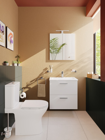 Унитаз напольный со смывом торнадо VitrA M50 9889B003-7200 сиденьем фото