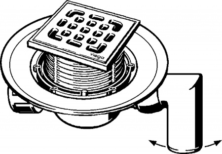 Душевой трап Viega Advantix 557126 фото