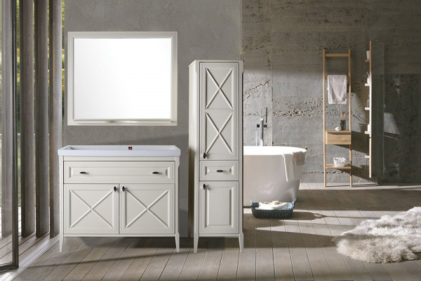 Тумба с раковиной ASB-Woodline Монте 100 10792 фото