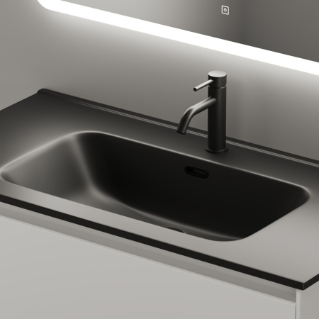 Тумба под раковину Sancos Cento CN90W белый глянец фото