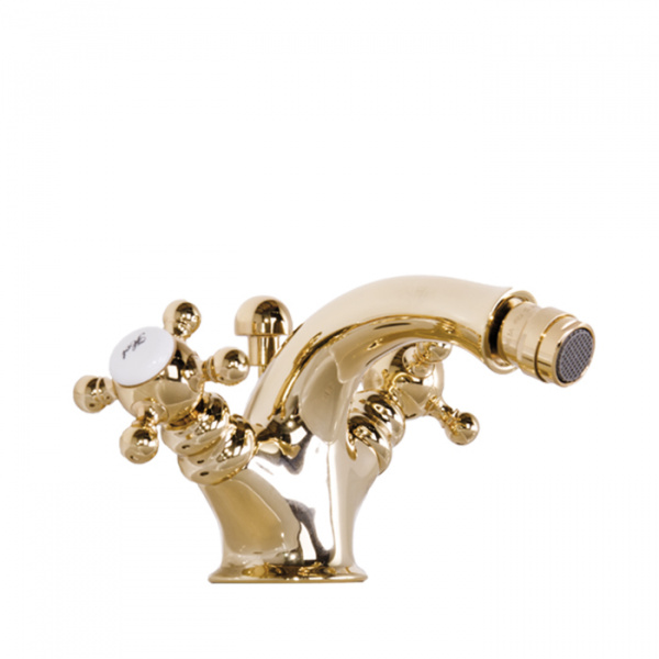 Смеситель для биде двухвентильный Gattoni Vivaldi 1237012D0 oro фото