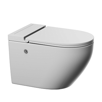 Подвесной унитаз с импульсным смывом Abber Bequem AC1126P фото