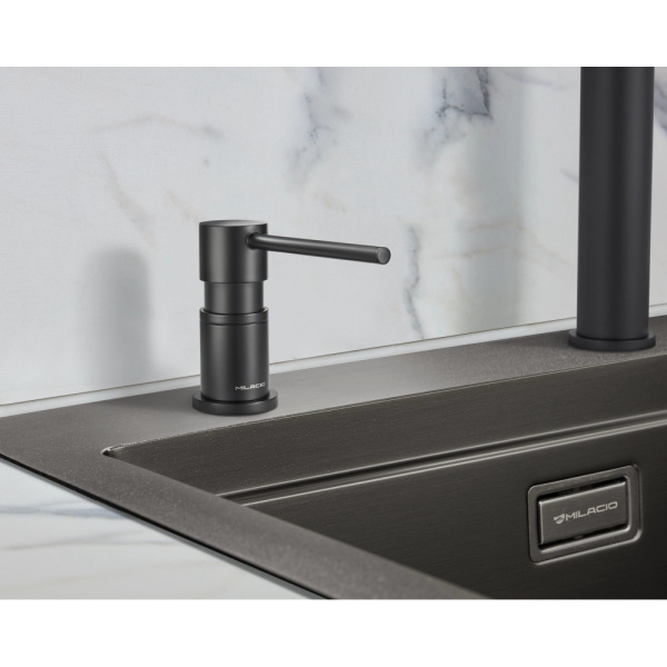 Дозатор для моющего средства Milacio MCU.935.TB черный фото