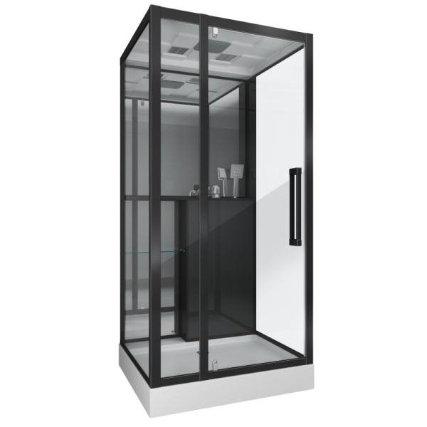 Душевая кабина Grossman GR261 90x90 черная фото