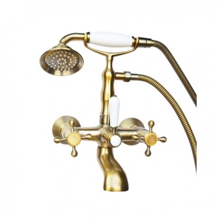 Смеситель для ванны и душа Magliezza Classico 50106-4-br бронза фото