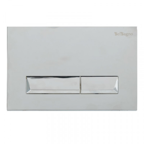 Клавиша смыва Belbagno Marmi BB010-MR-CHROME хром фото