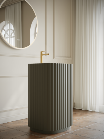 Напольная раковина AltroBagno Koko 500 Gray Green AltroBagnoKoko500GrayGreen фото
