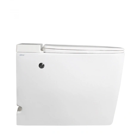 Унитаз приставной с импульсным смывом Abber Rechteck AC1212P с сиденьем микролифт фото