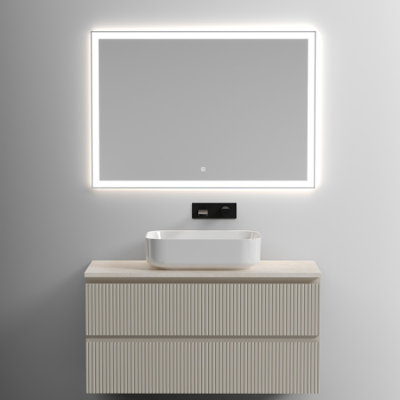 Столешница без отверстия под смеситель Sancos TT100A2 100 см, kreman фото