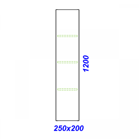 Шкаф-пенал Aqwella 5 Stars Ancona 25 An.05.25/А фото