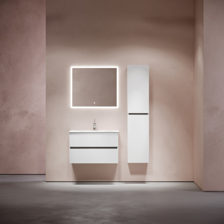 Тумба под раковину Sancos Urban UR80W белый глянец фото