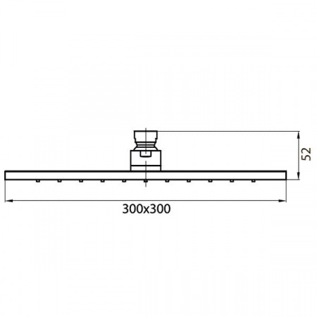 Верхний тропический душ Cezares Articoli Vari CZR-SP3-01 фото