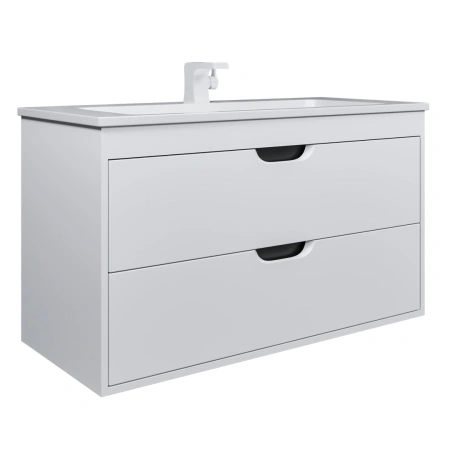 Тумба под раковину Uperwood Modul 100 2930205356 белая/графит фото