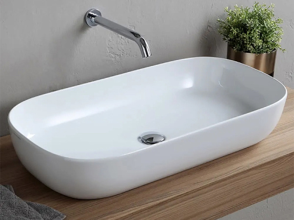 Раковина-чаша Scarabeo Glam 76 1803 Белая фото