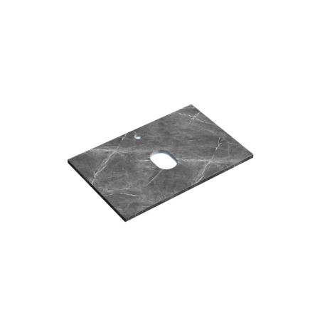 Столешница с отверстием под смеситель Sancos TT70A1X 70 см, black sky фото