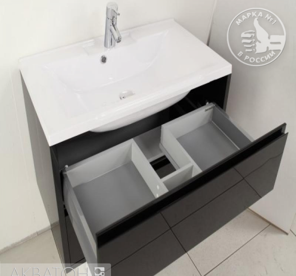 Тумба с раковиной Акватон Римини 80 1A138301RN950 фото