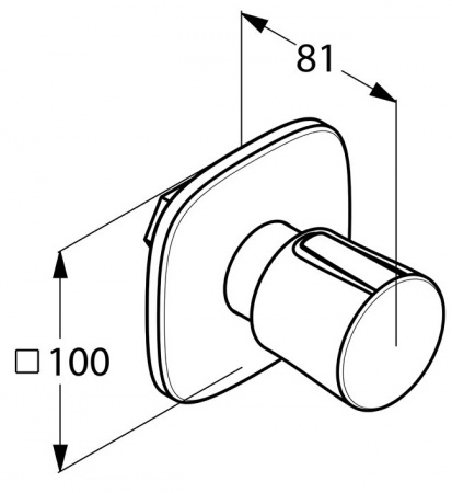 Вентиль для скрытого монтажа Kludi Ambienta 538150575 фото
