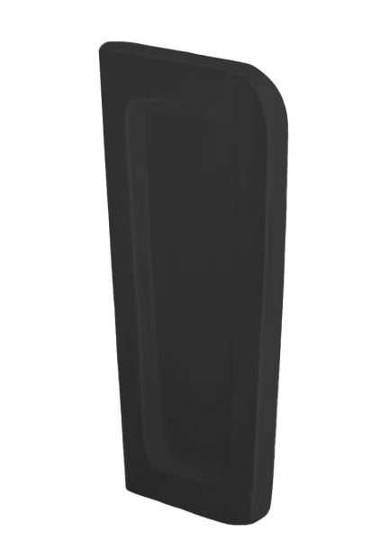 Перегородка для писсуара SantiLine SL-6007MB черная матовая фото